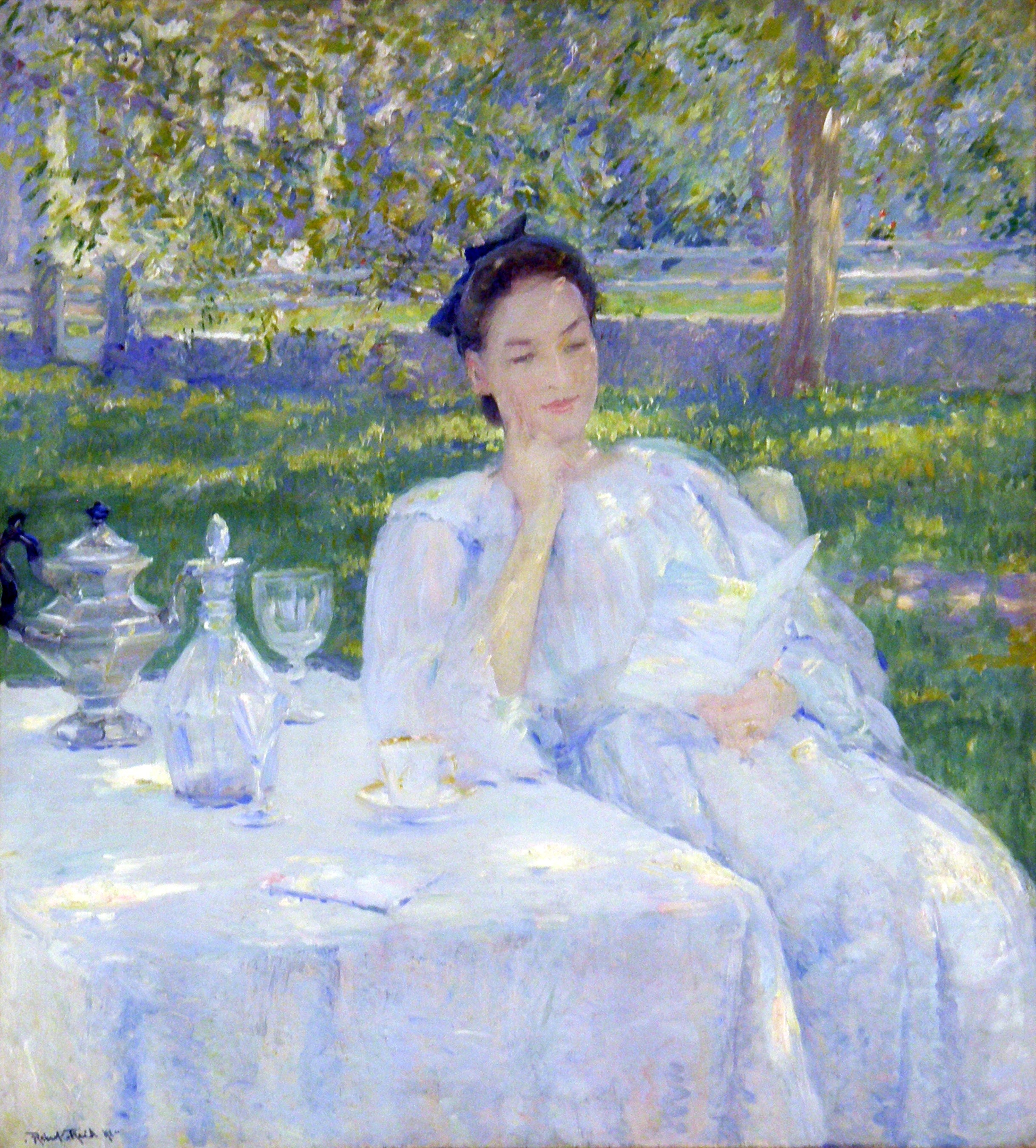 Dans le jardin - Robert Lewis Reid - Alpha Reproduction