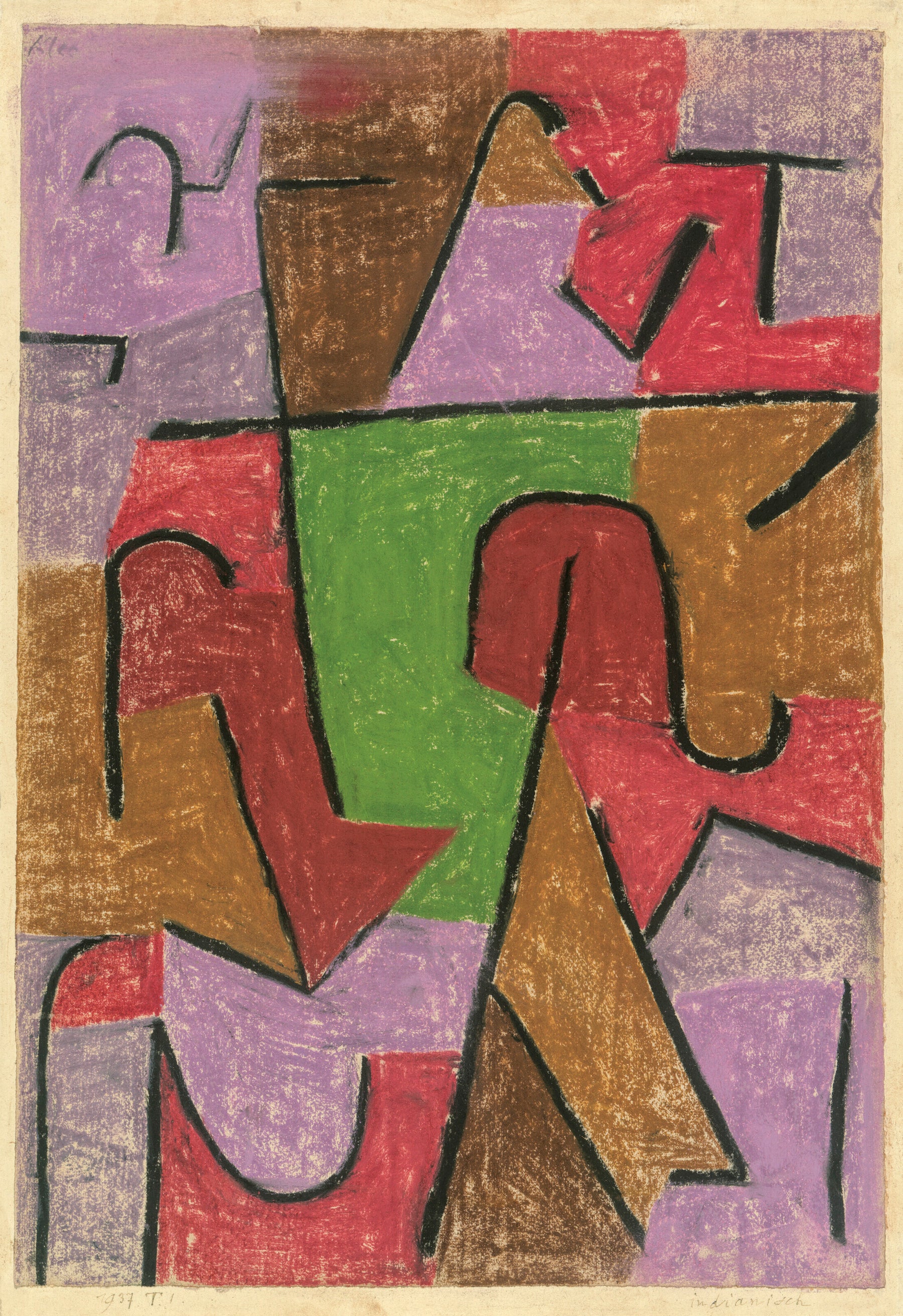 Indianisch, 1937 — Paul Klee