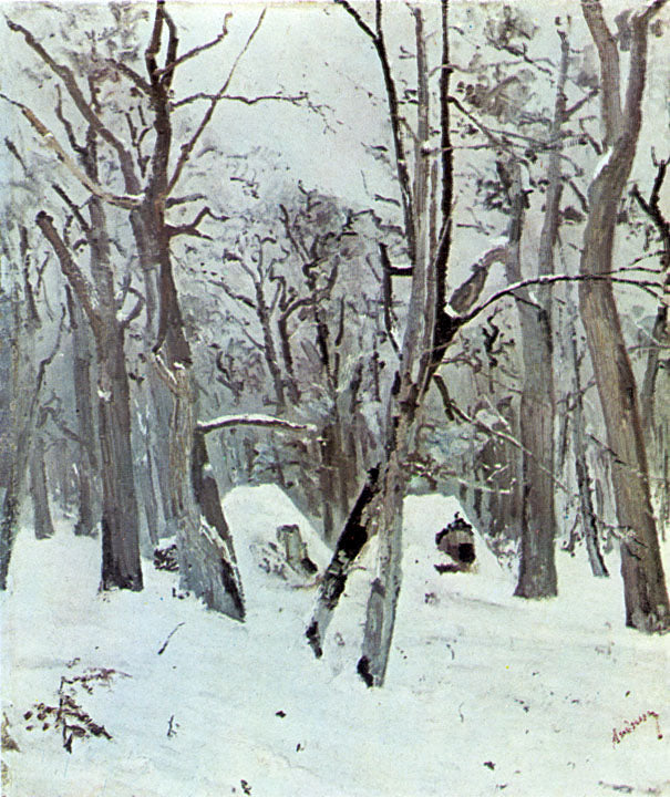 Bois en hiver, Ion Andreescu, date non précisée, peinture à l’huile