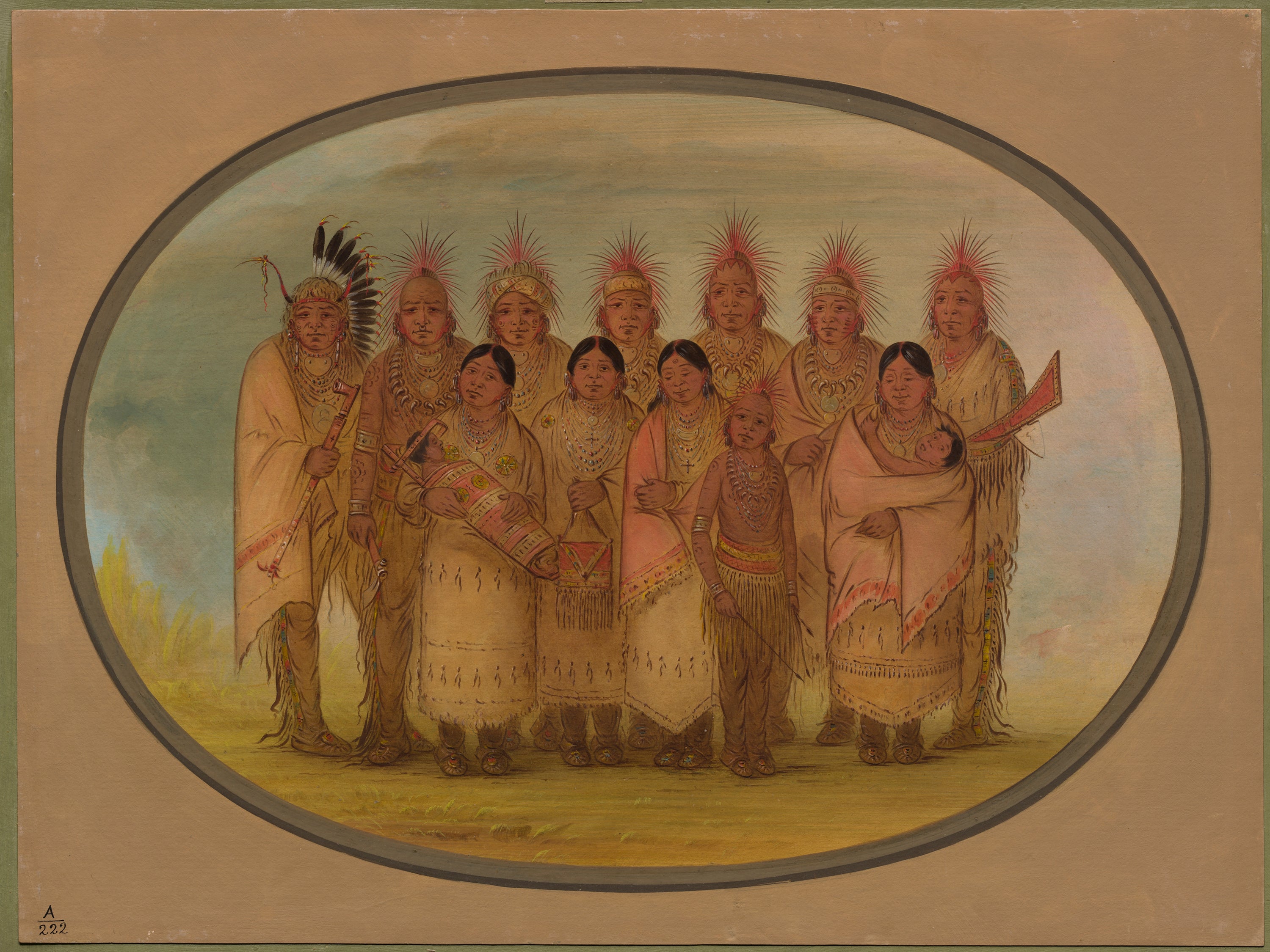 Les Indiens de l'Iowa qui ont visité Londres et Paris - George Catlin