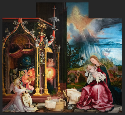 Concert des Anges et Nativité - Matthias Grünewald - Alpha Reproduction