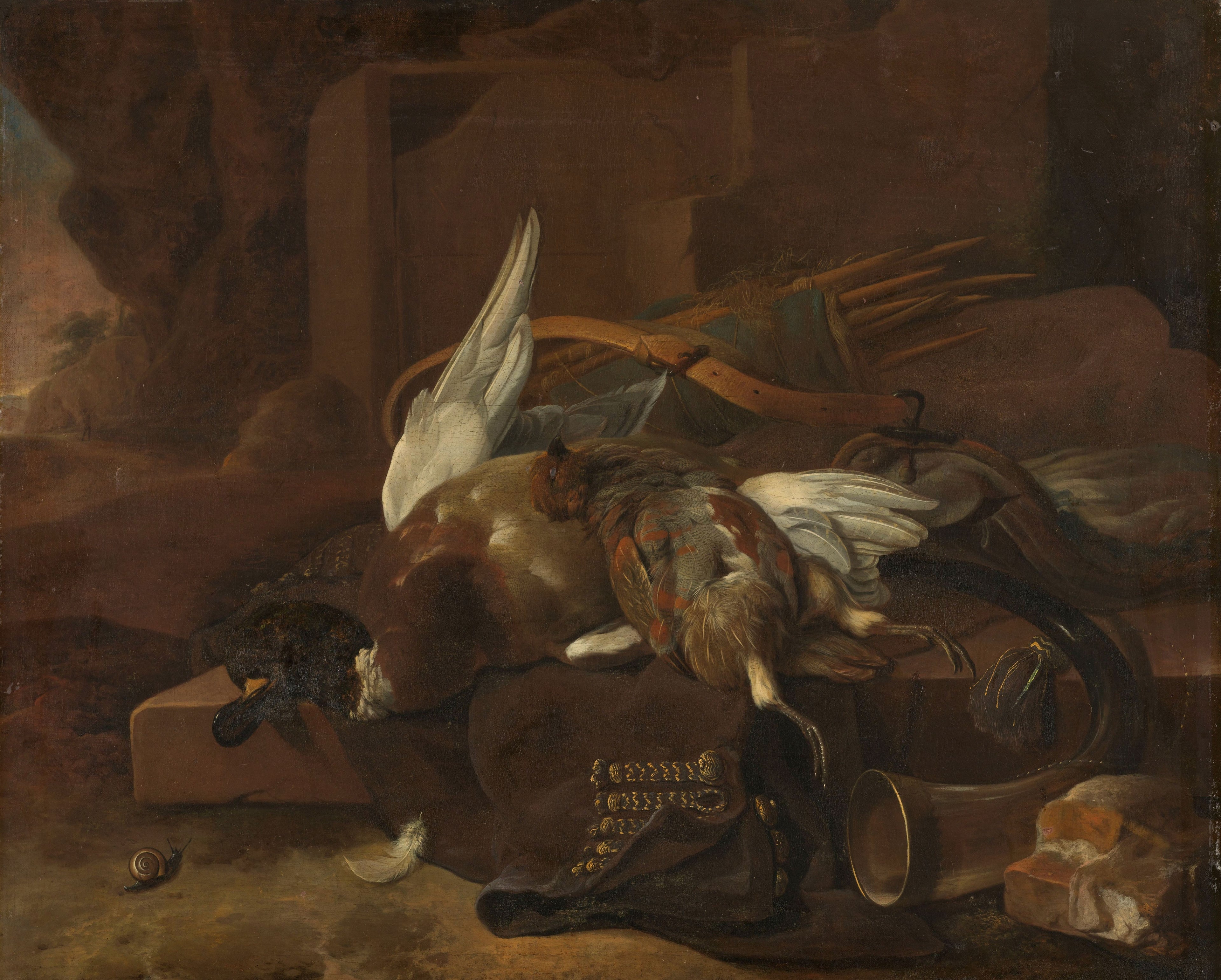 Un sac de chasseur - Melchior de Hondecoeter
