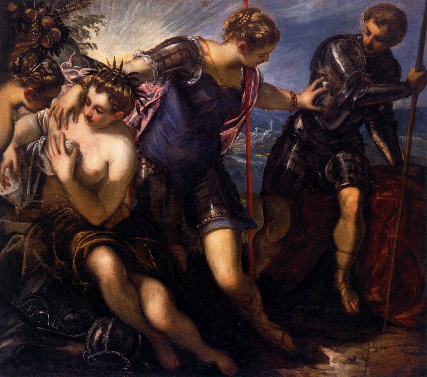 Minerve éloigne Mars de la Paix et de la Prospérité - Jacopo Tintoretto