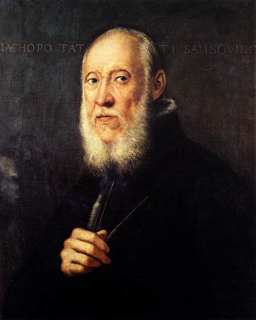 Portrait de Jacopo Sansovino - Jacopo Tintoretto