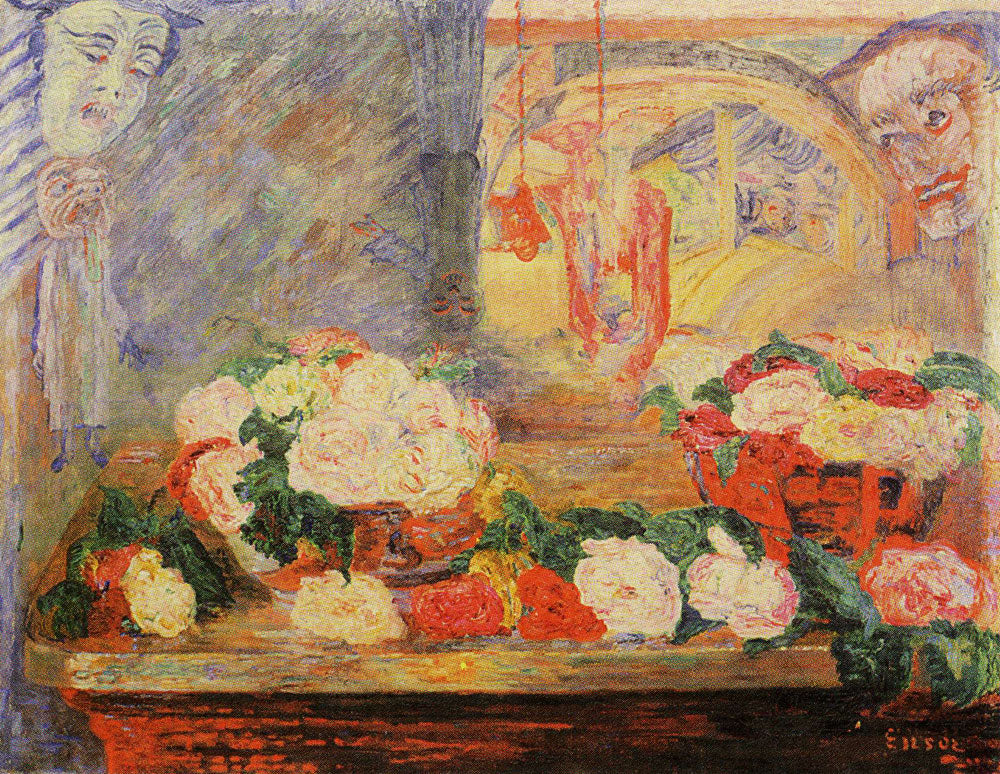 Roses and Masks - James Ensor