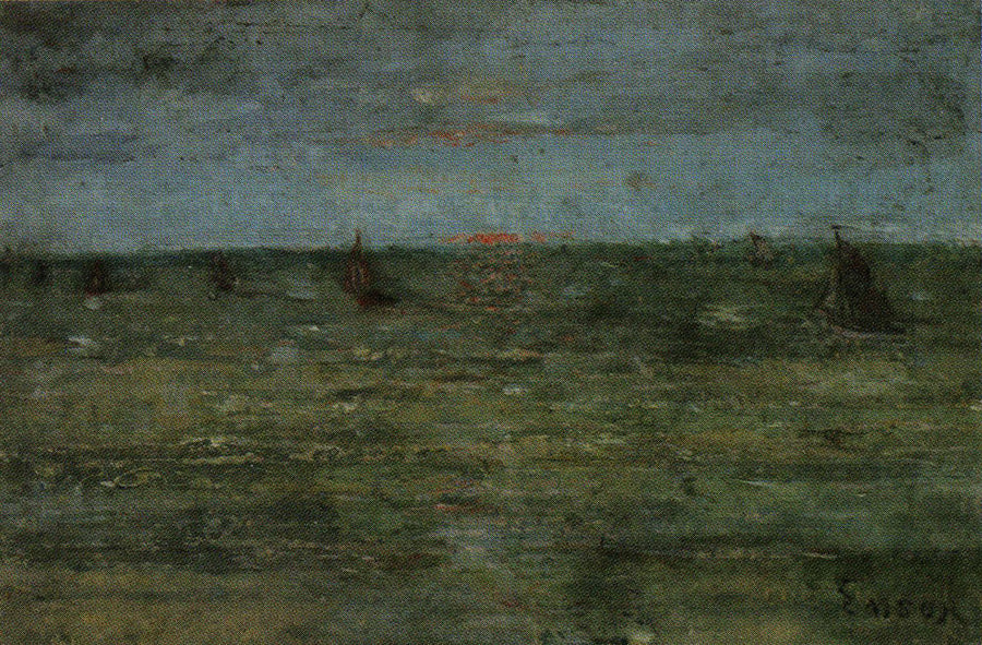Seascape with Sailing Boats - James Ensor