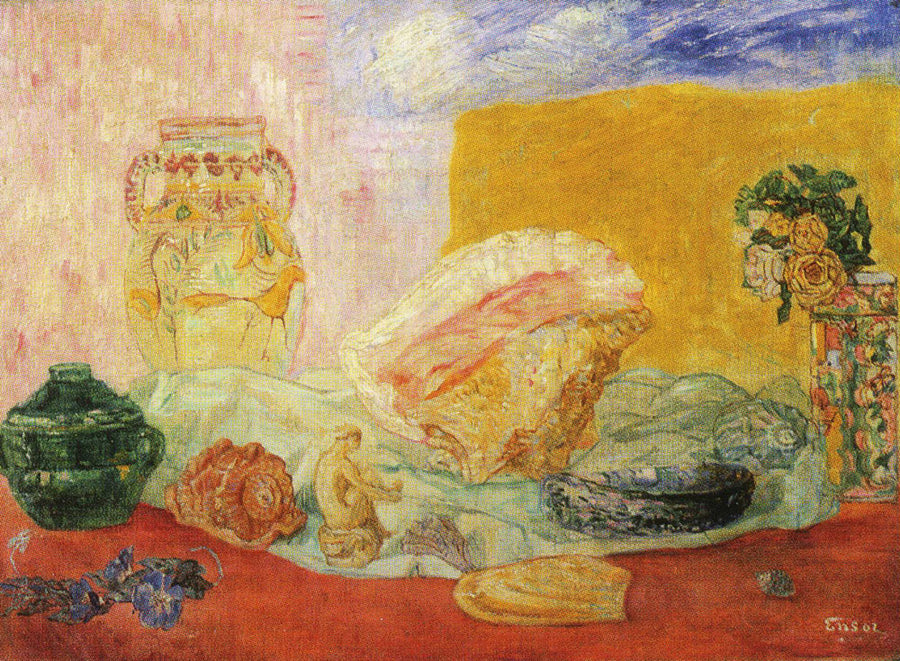 Seashells, Roses and Vases - James Ensor
