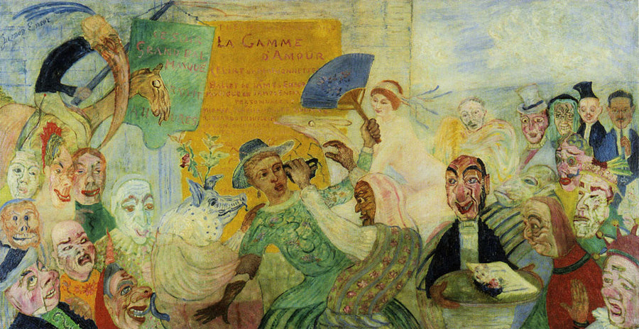 The Torn Away Mask - James Ensor