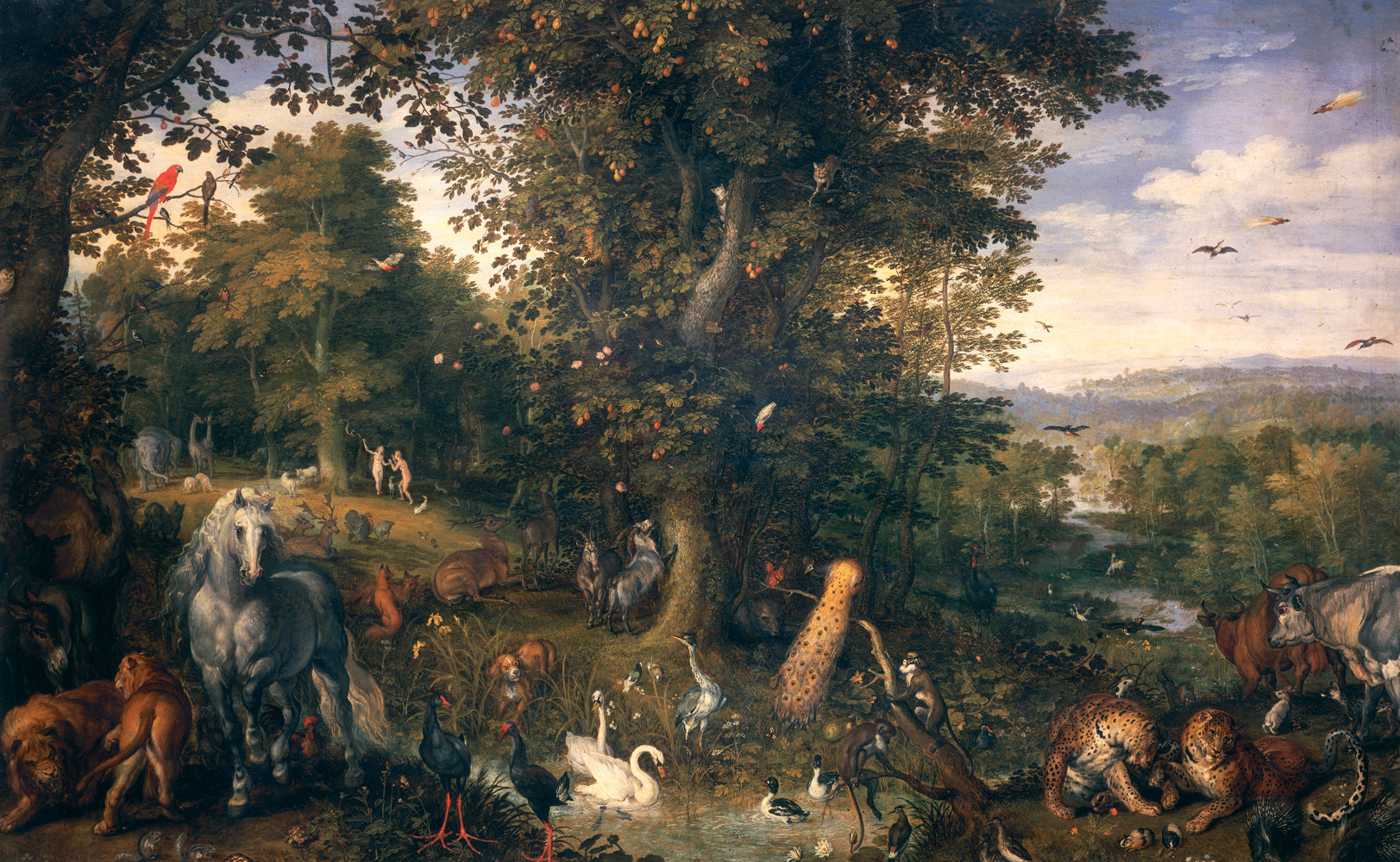 Le Jardin d'Eden - Jan Brueghel l'Ancien