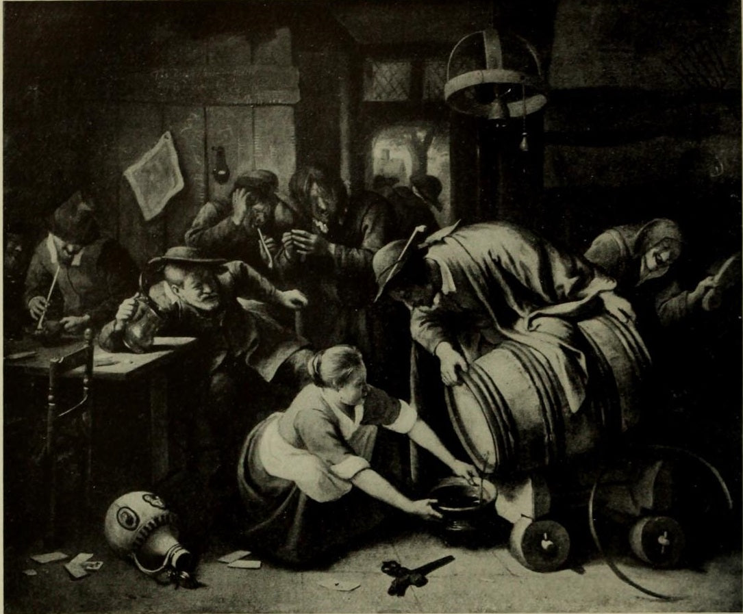 Le fût vidé - Jan Steen