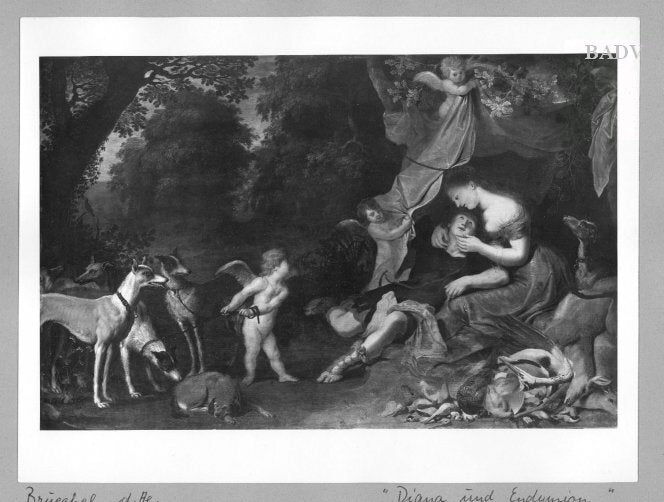 Diane avec Actéon et Amour dans les bois - Jan Brueghel le Jeune