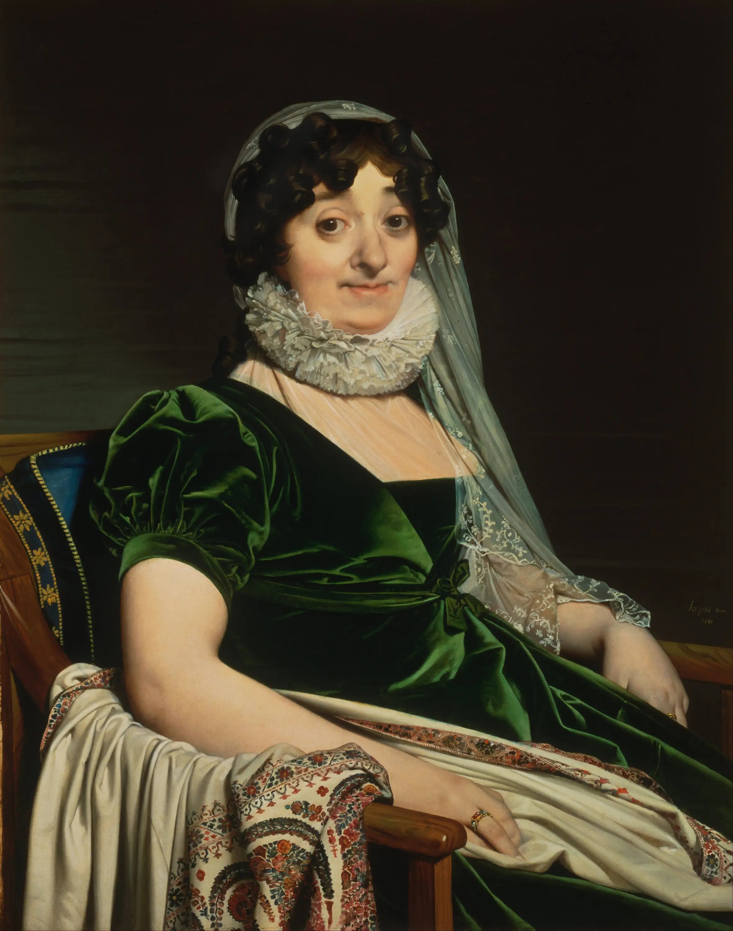 Portrait de la Comtesse de Tournon - Jean-Auguste-Dominique Ingres - Alpha Reproduction