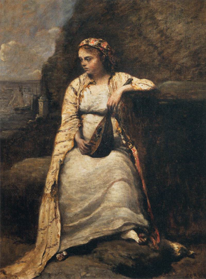 Haydée - Jean-Baptiste Camille Corot