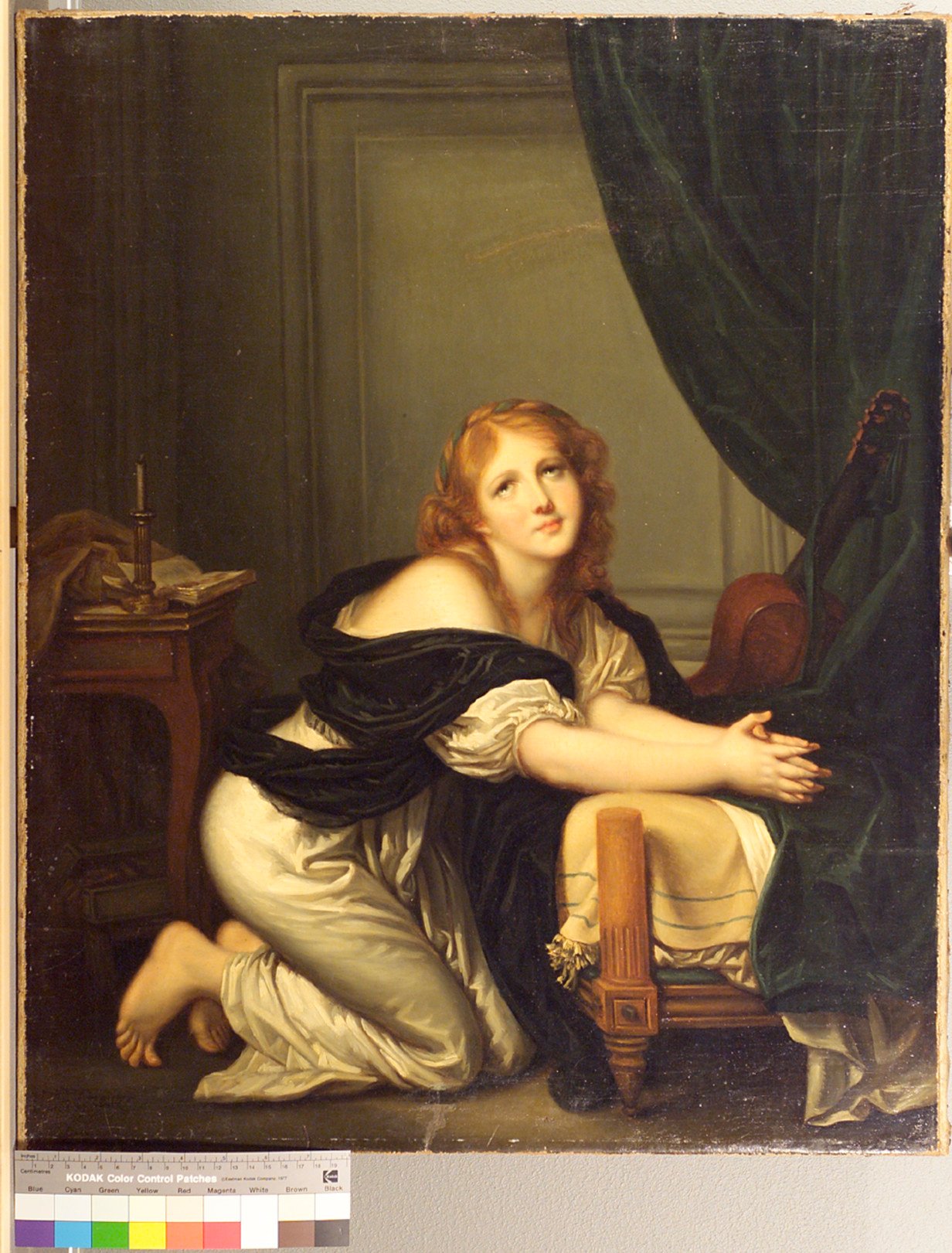 Le Praver du matin. Copie ? réplique ? - Jean-Baptiste Greuze - Alpha Reproduction