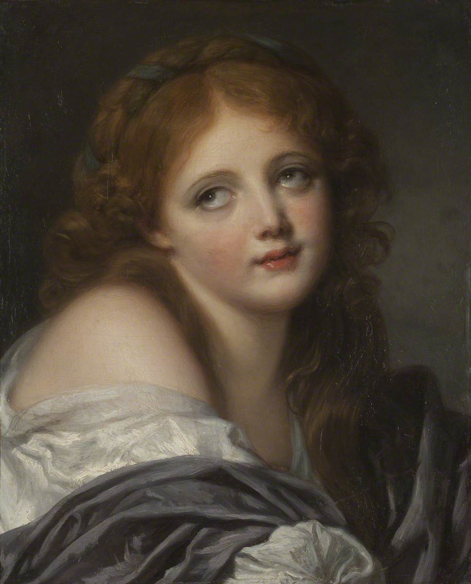 La tête d’une fille - Jean-Baptiste Greuze - Alpha Reproduction
