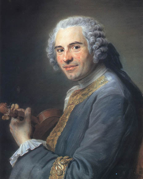 Jean-Joseph Cassanéa de Mondonville (1711-1772), violoniste et compositeur français - Maurice-Quentin de La Tour