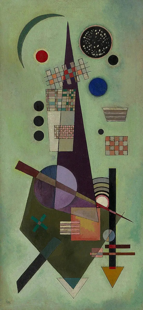 Reproduction du tableau « Étendu - Vassily Kandinsky » par Alpha Reproduction en peinture à l’huile