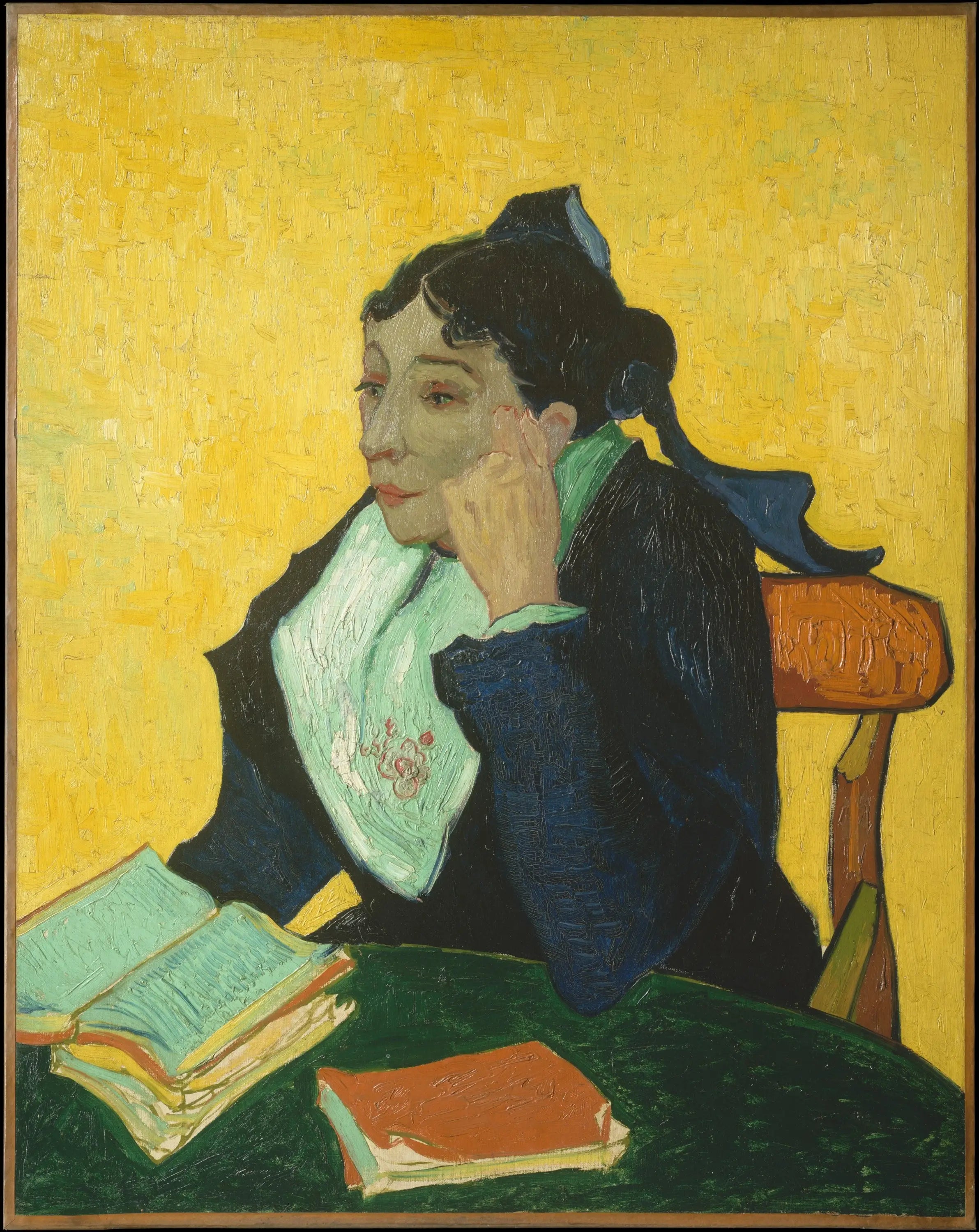 Reproduction du tableau « L'Arlésienne - Vincent van Gogh » par Alpha Reproduction en peinture à l’huile