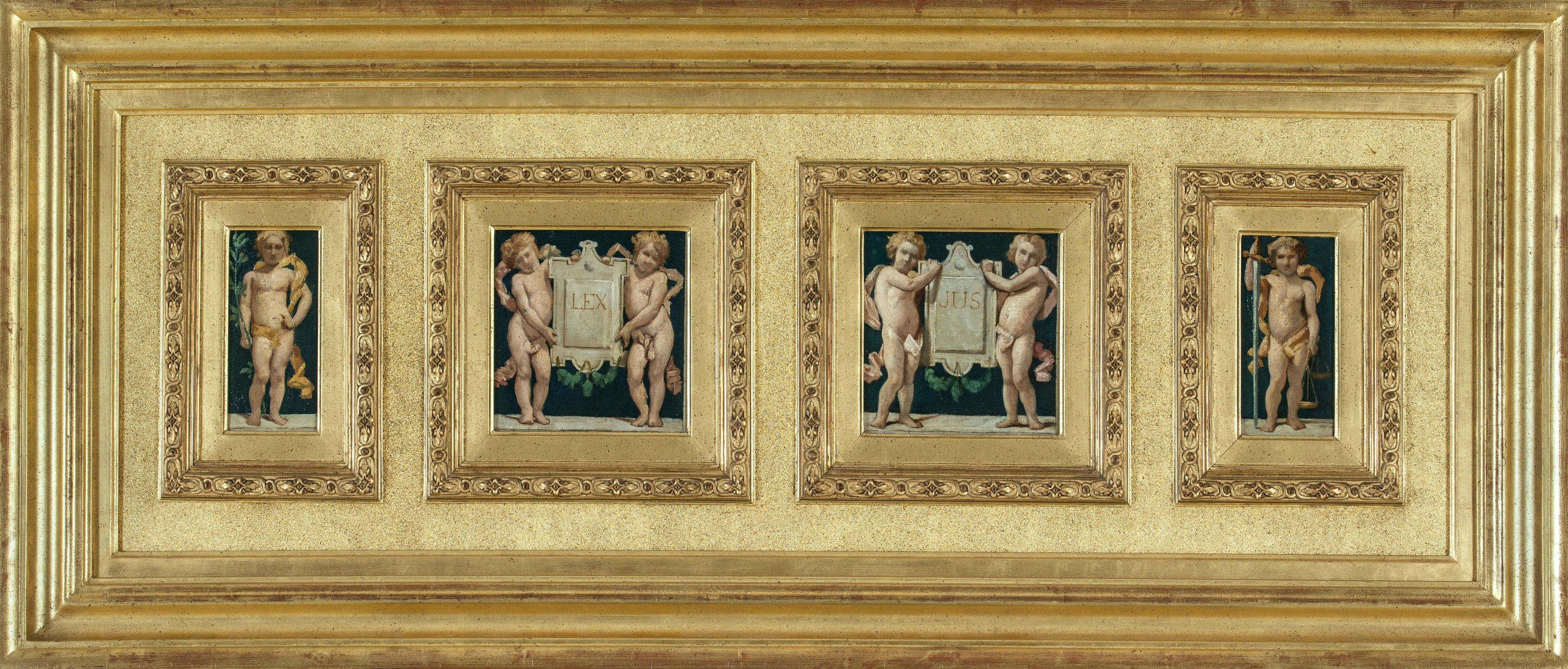 Esquisse pour la salle d'audience de la Cour des Assises du Palais de Justice de Paris : La Paix - Léon Bonnat