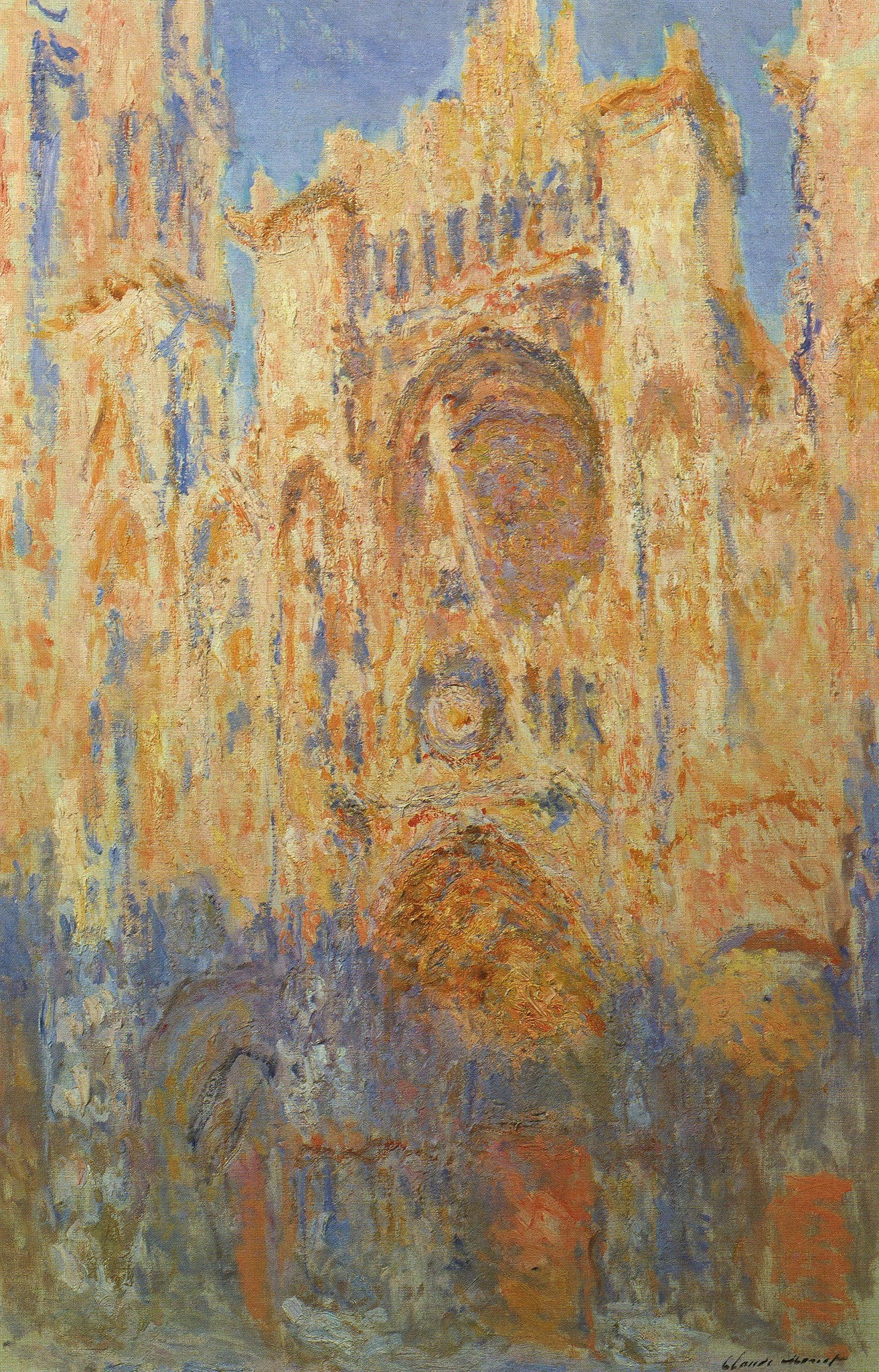 มหาวิหารรูอ็อง, ปลายวัน - Claude Monet
