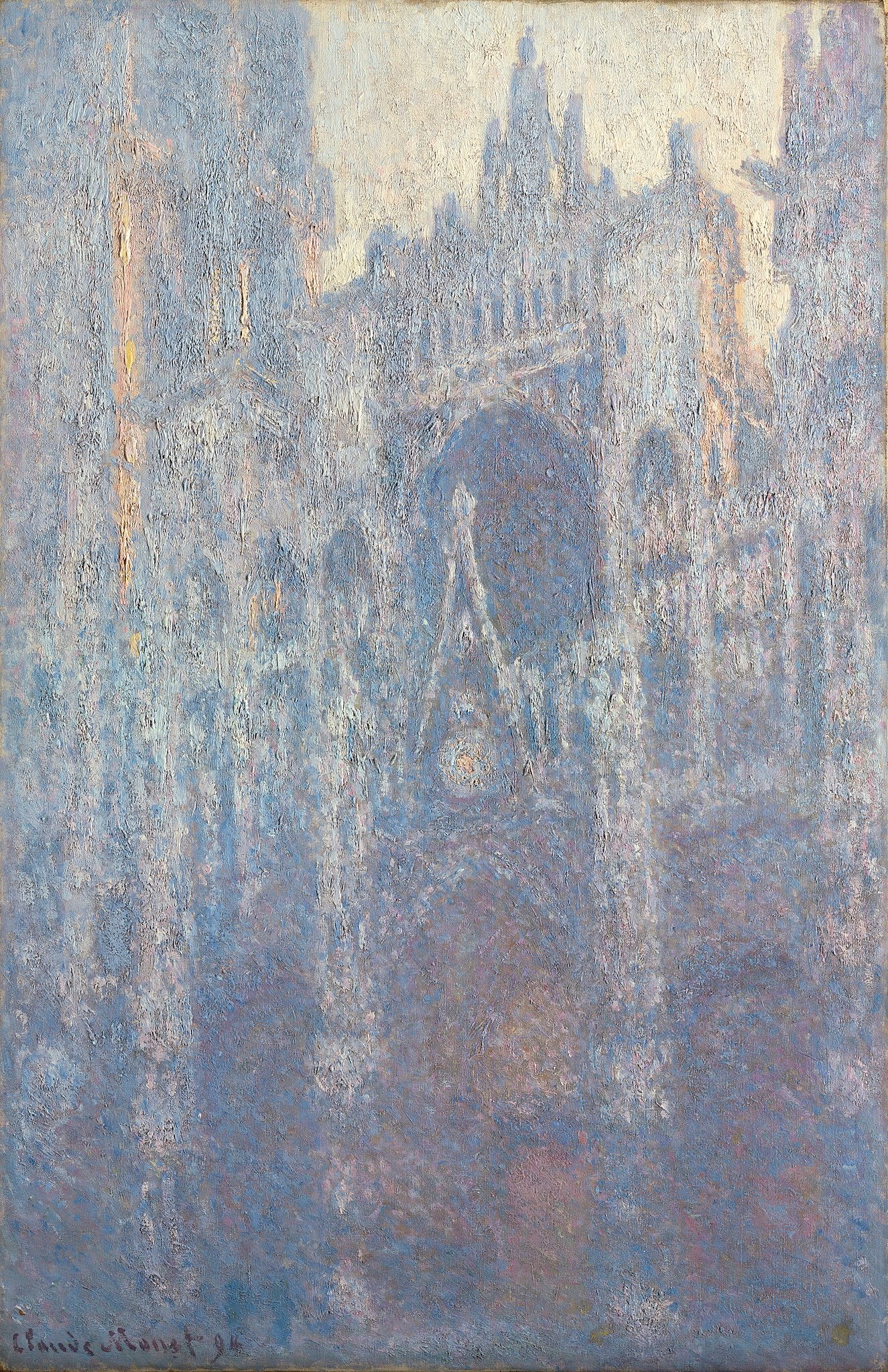 มหาวิหารรูอ็อง, ประตูทางเข้า, แสงเช้า - Claude Monet