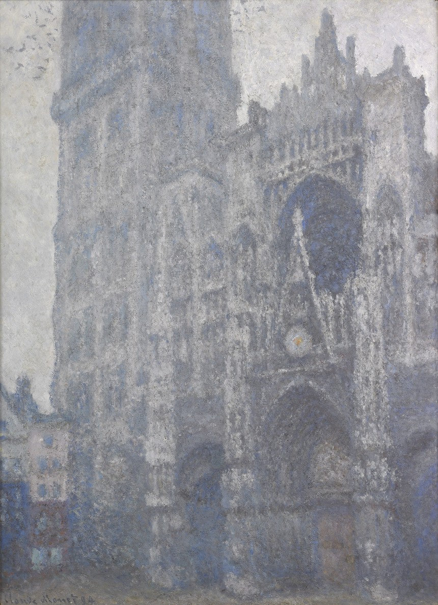 มหาวิหารรูอ็อง, ประตูและหอคอยอัลบาน, เที่ยงวัน - Claude Monet