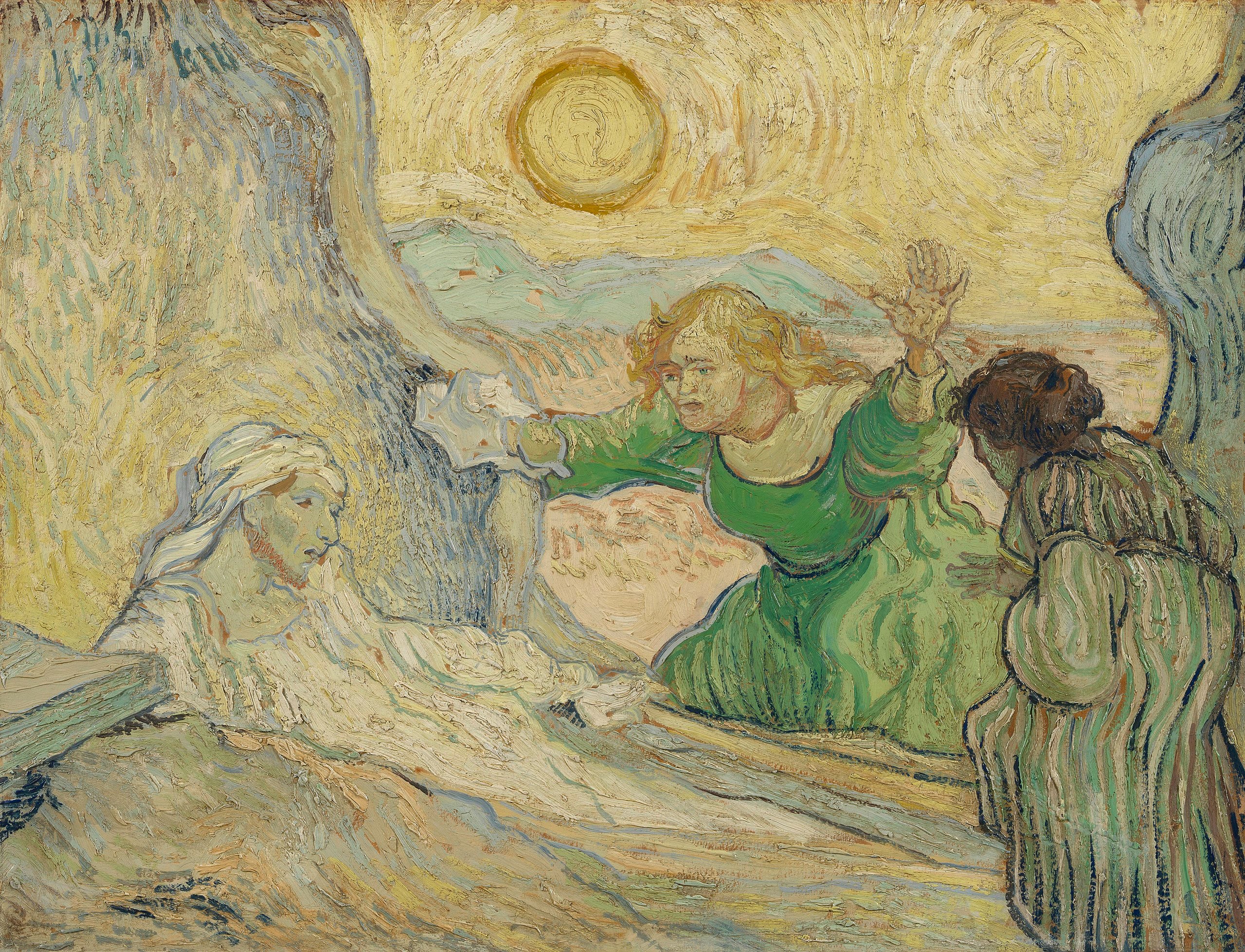 การฟื้นคืนชีพของลาซารัส - Vincent van Gogh