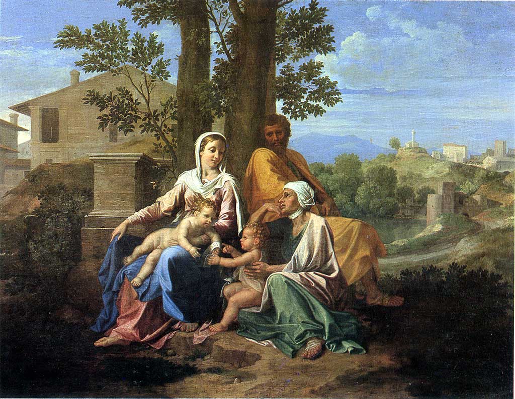 ครอบครัวศักดิ์สิทธิ์ – Nicolas Poussin (ประมาณปี 1650)