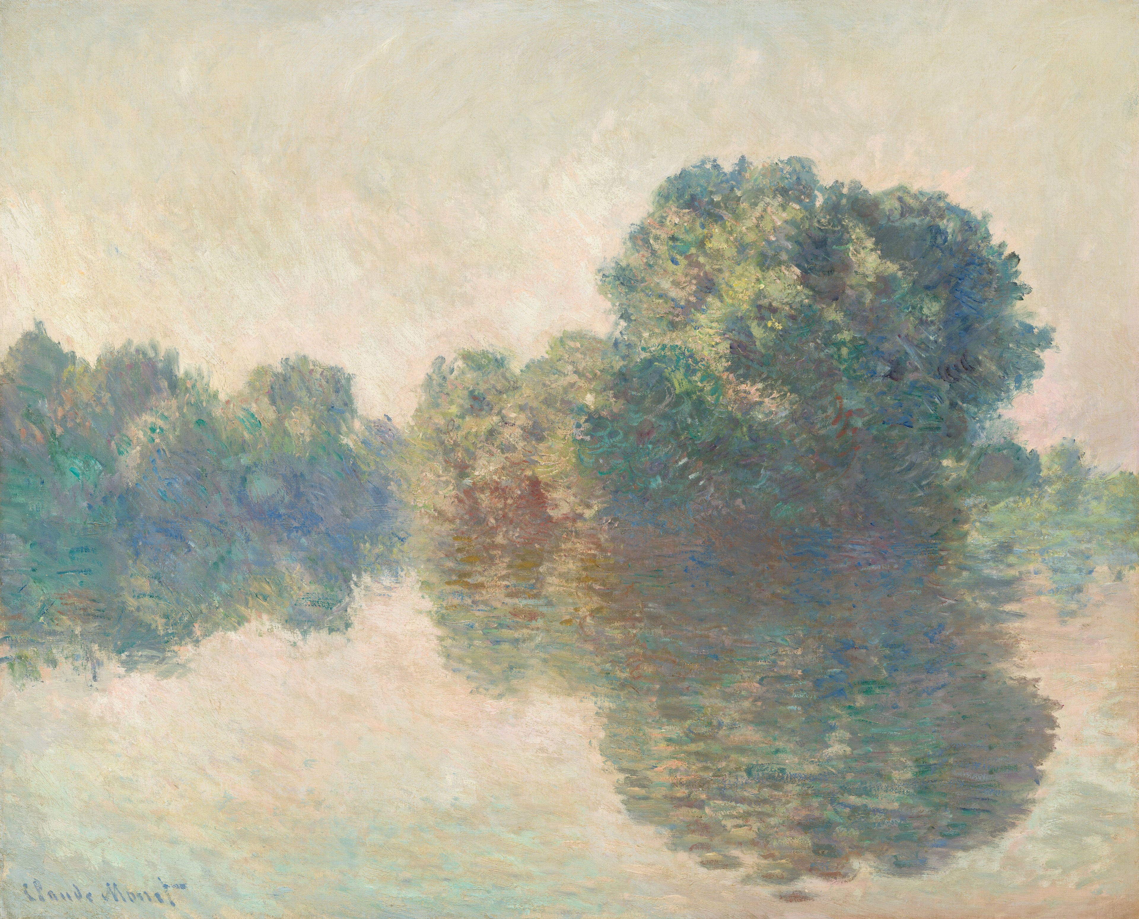 แม่น้ำแซนที่จิแวร์นี - Claude Monet