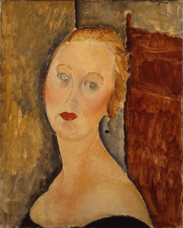 Reproduction du tableau « La Femme blonde - Amedeo Modigliani » par Alpha Reproduction en peinture à l’huile
