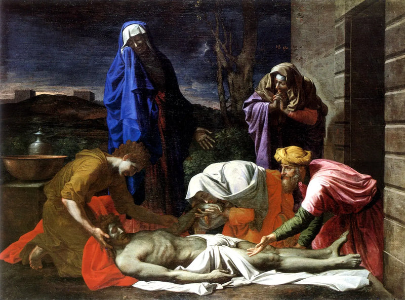 บทสวดมนต์บนพระคริสต์ที่สิ้นพระชนม์ - Nicolas Poussin