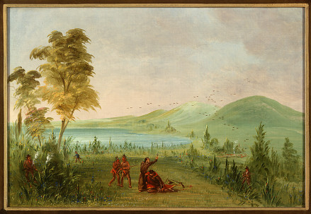 La Salle assassiné par Duhaut. 19 mai 1686 - George Catlin