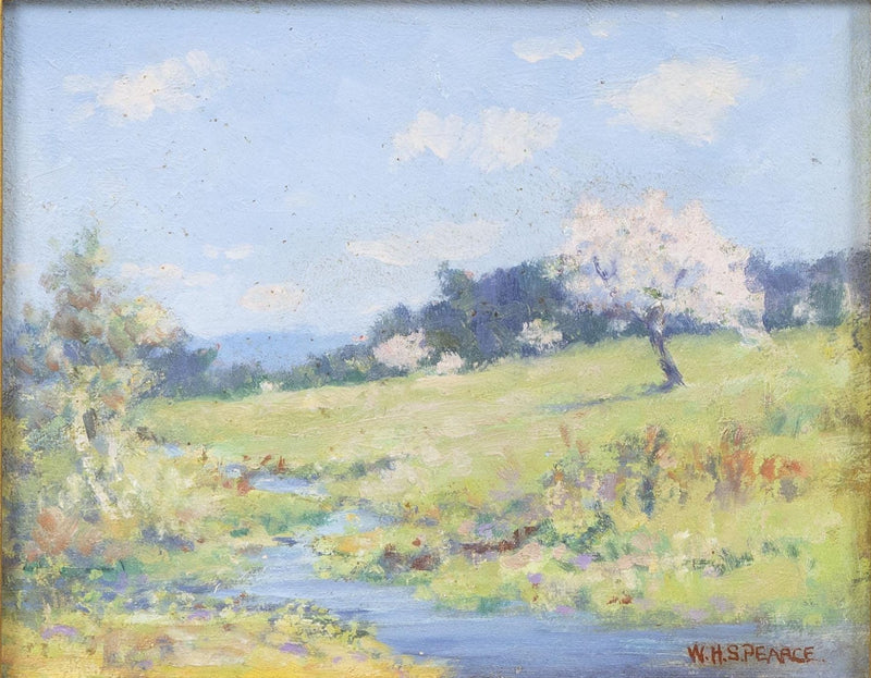 Paysage aux pommiers en fleurs – William Houghton Pearce