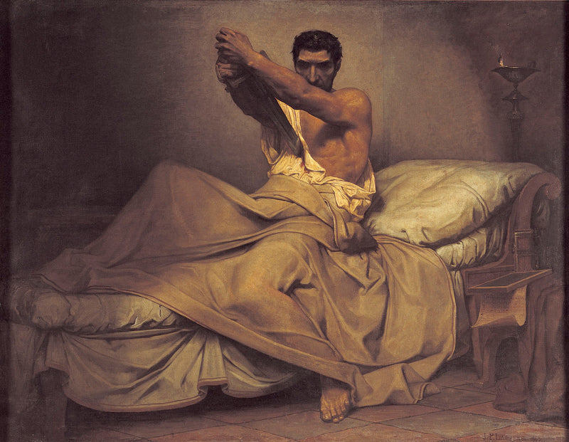 La Mort de Caton d'Utique - Jean-Paul Laurens