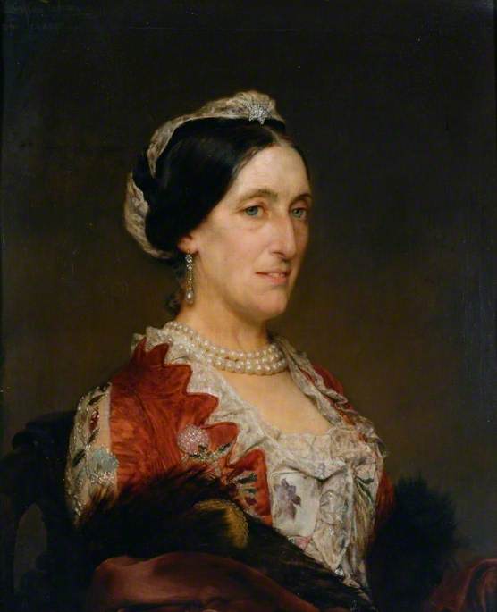 Catherine Lucy Wilhelmina Stanhope (1819–1901), duchesse de Cleveland - Lawrence Alma-Tadema