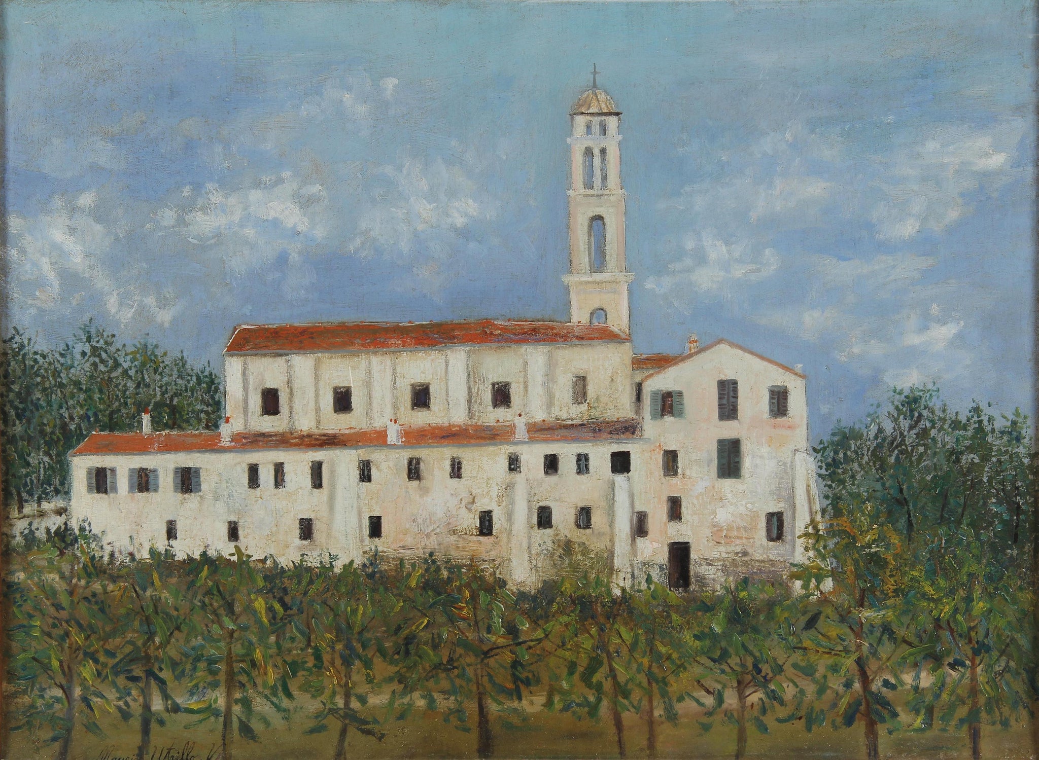 Le Couvent de Piedicroce en Corse - Maurice Utrillo