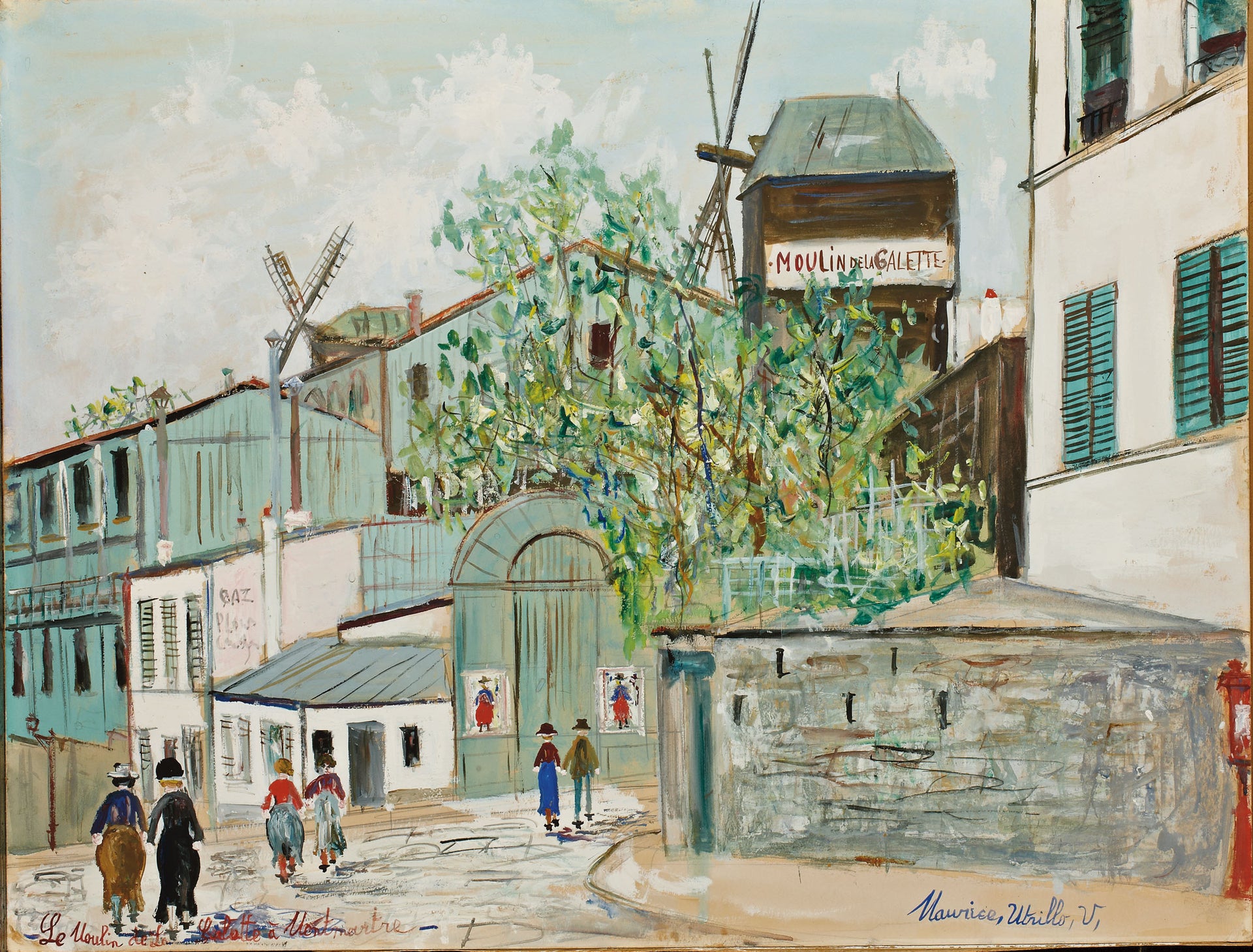 Le Moulin de la Galette - Maurice Utrillo