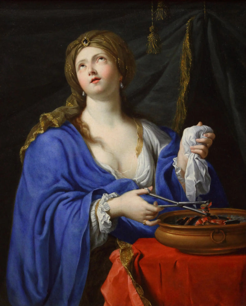 การฆ่าตัวตายของ Porcia - Pierre Mignard