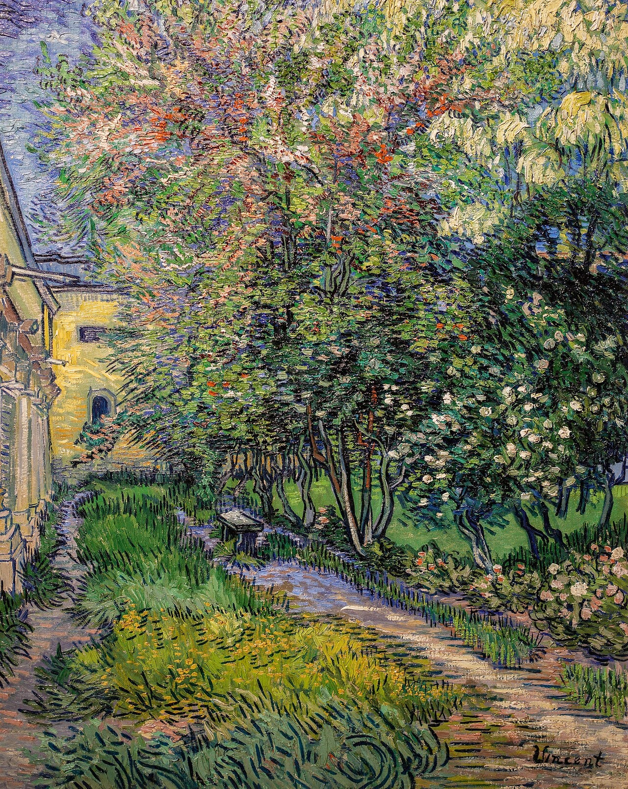 สวนของสถานเลี้ยงคนชราเซนต์-เรมี - Vincent van Gogh