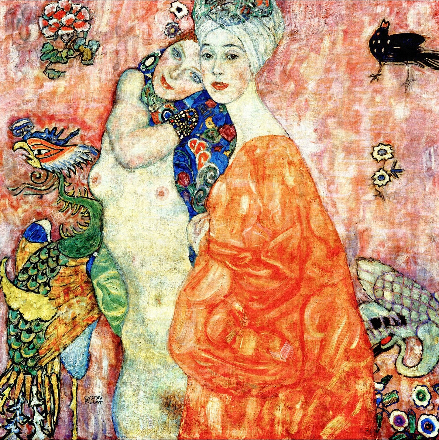 💖✨ Les Amies – Gustav Klimt (ประมาณปี 1916–1917)