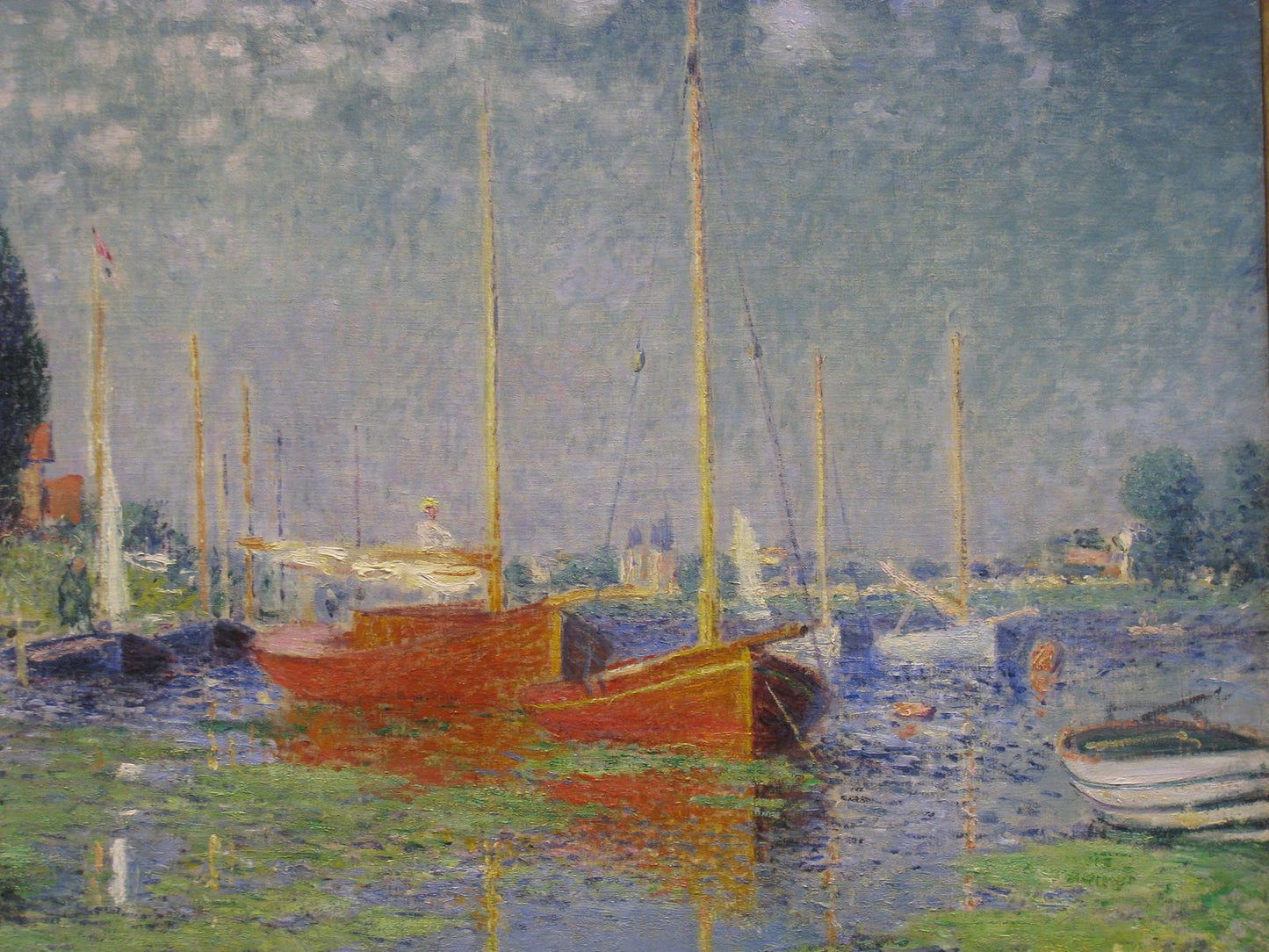 🎨 เรือสีแดงที่อาร์ฌ็องเตย – Claude Monet, ประมาณปี 1875