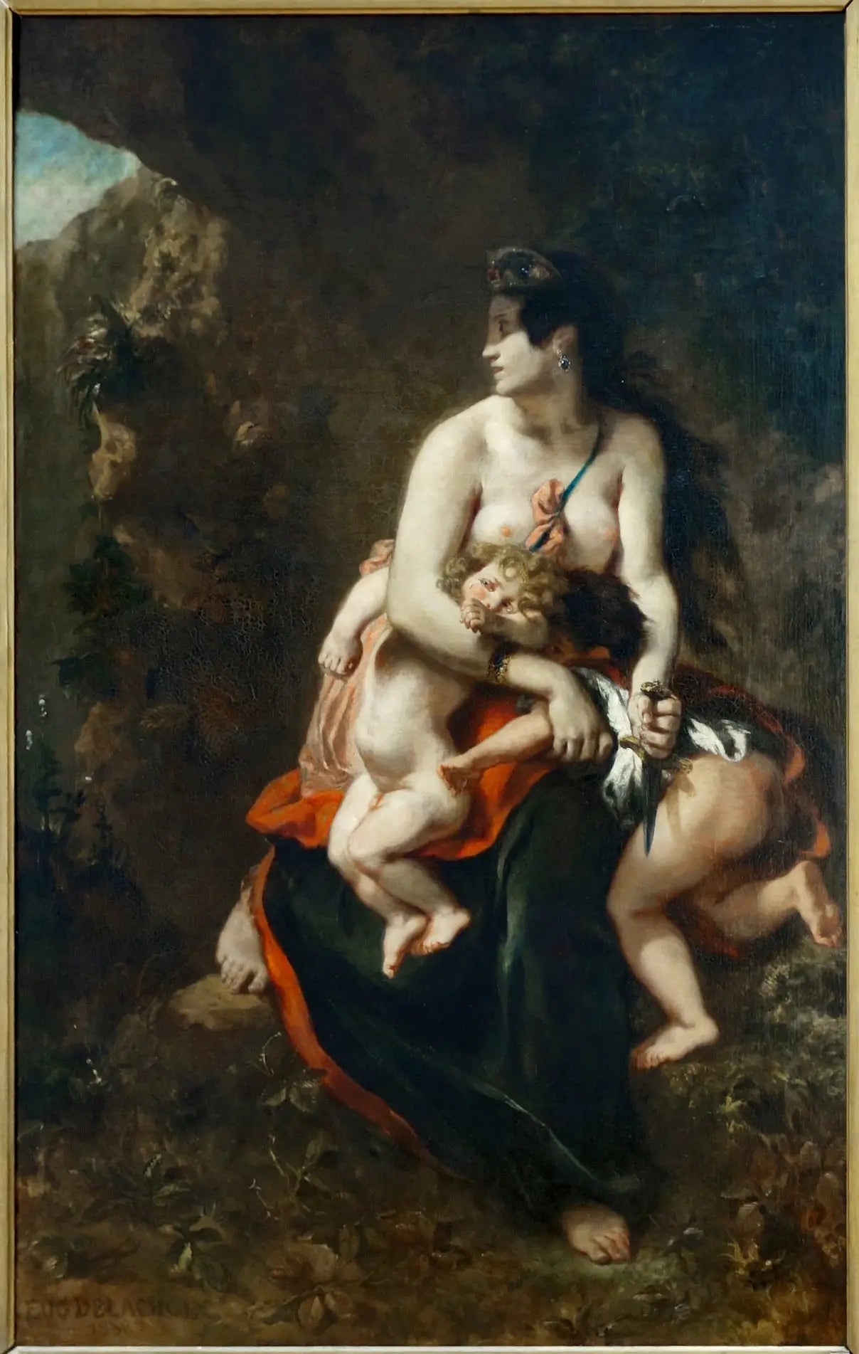 Reproduction du tableau « Médée furieuse - Eugène Delacroix » par Alpha Reproduction en peinture à l’huile