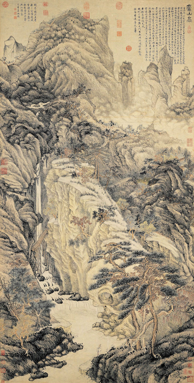 Le haut mont Lu - Shen Zhou
