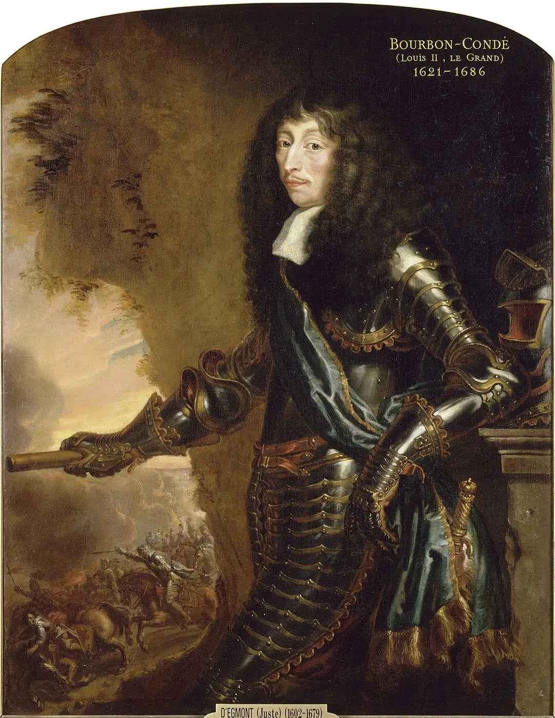 Portrait de Louis II prince de Bourbon surnommé le Grand Condé - Juste d’Egmont - Alpha Reproduction