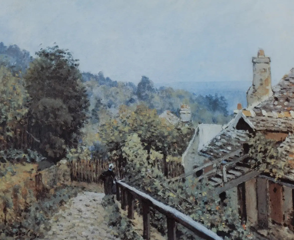 Reproduction du tableau « Louveciennes. Sentier de la Mi-côte - Alfred Sisley » par Alpha Reproduction en peinture à l’huile