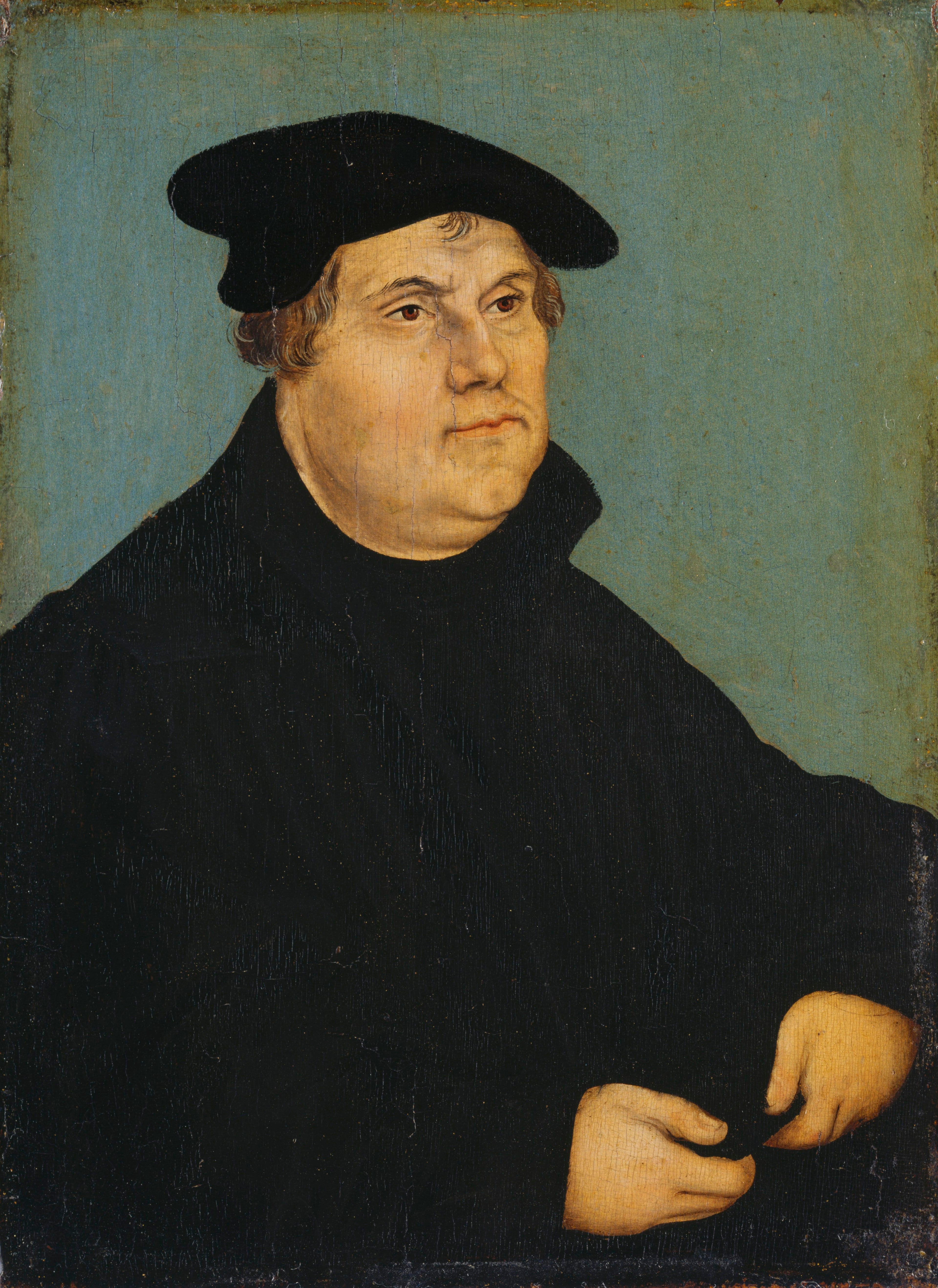 Portrait de Martin Luther - Lucas Cranach the Elder