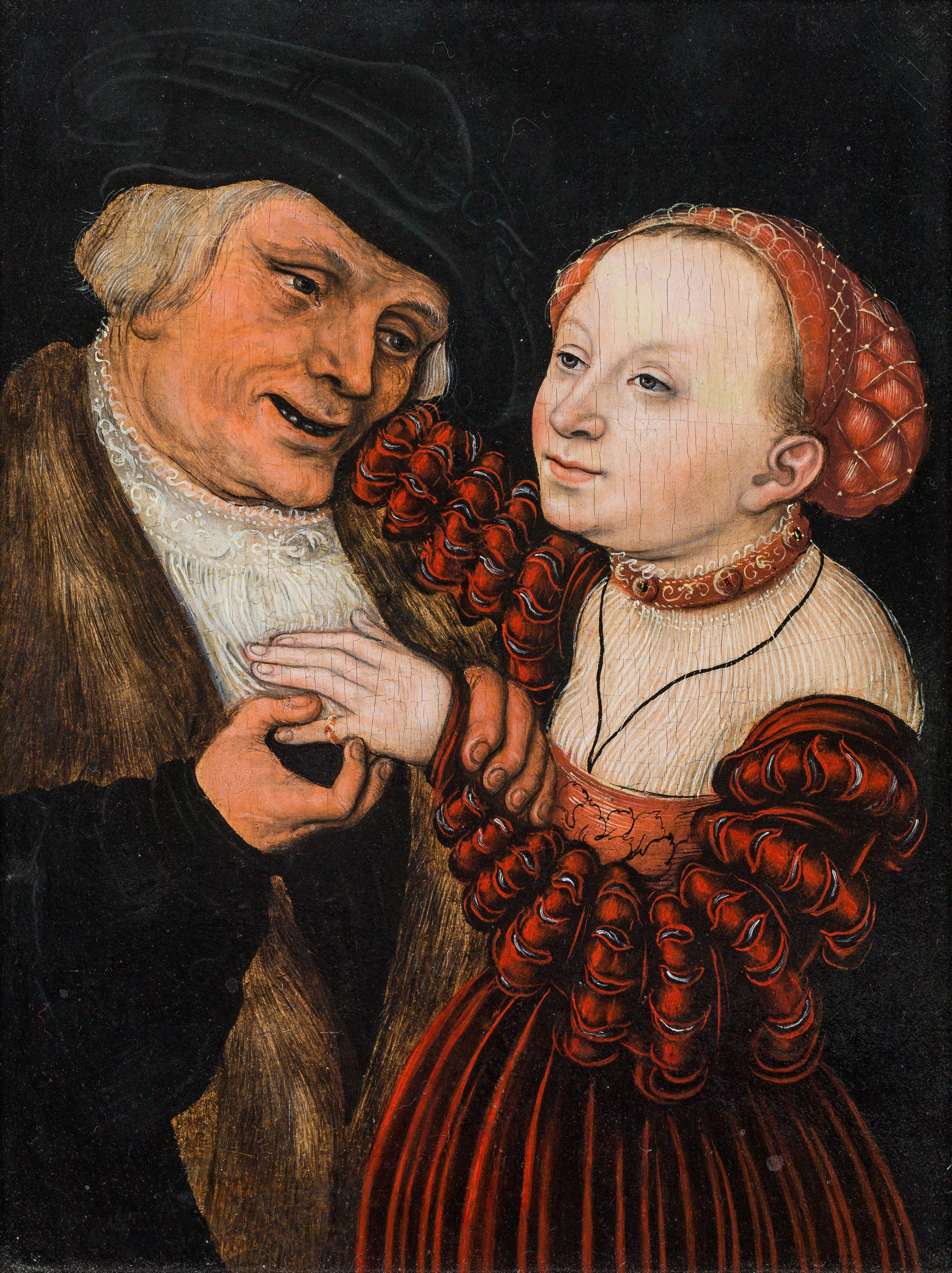 Les amants mal assortis - Lucas Cranach the Elder