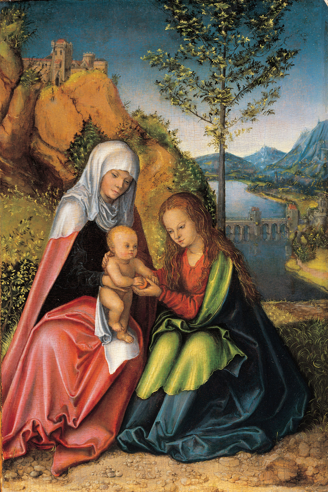Vierge à l'Enfant avec sainte Anne - Lucas Cranach the Elder