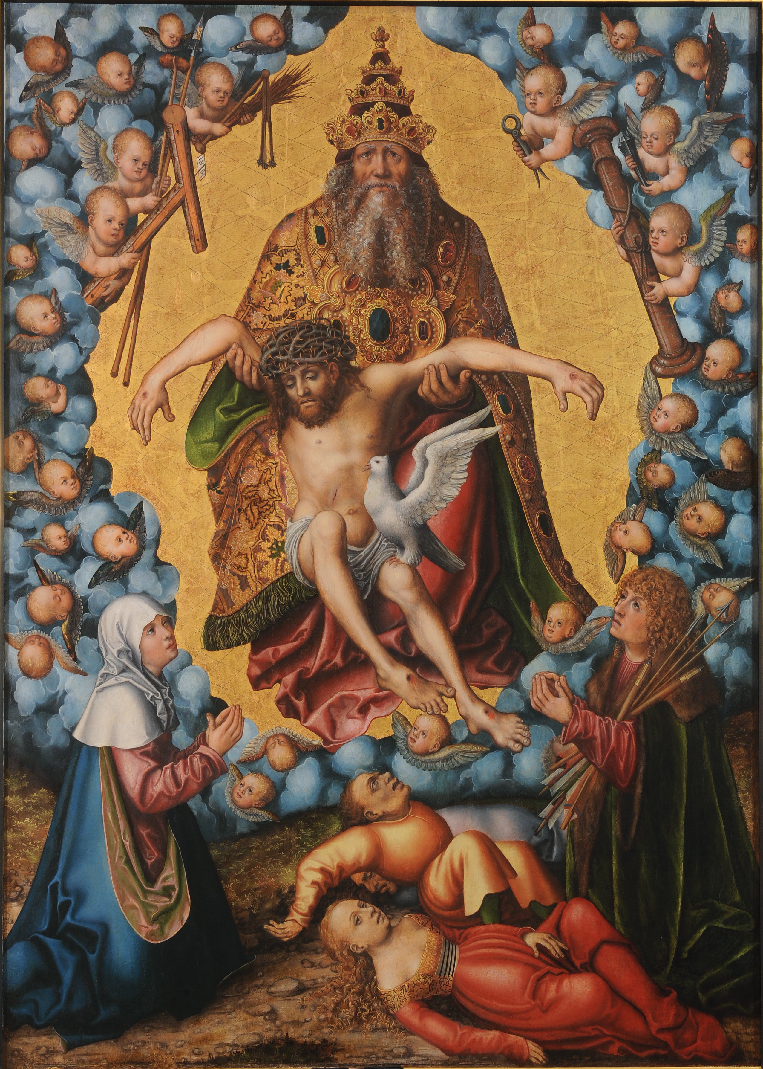 La Sainte Trinité - Lucas Cranach the Elder