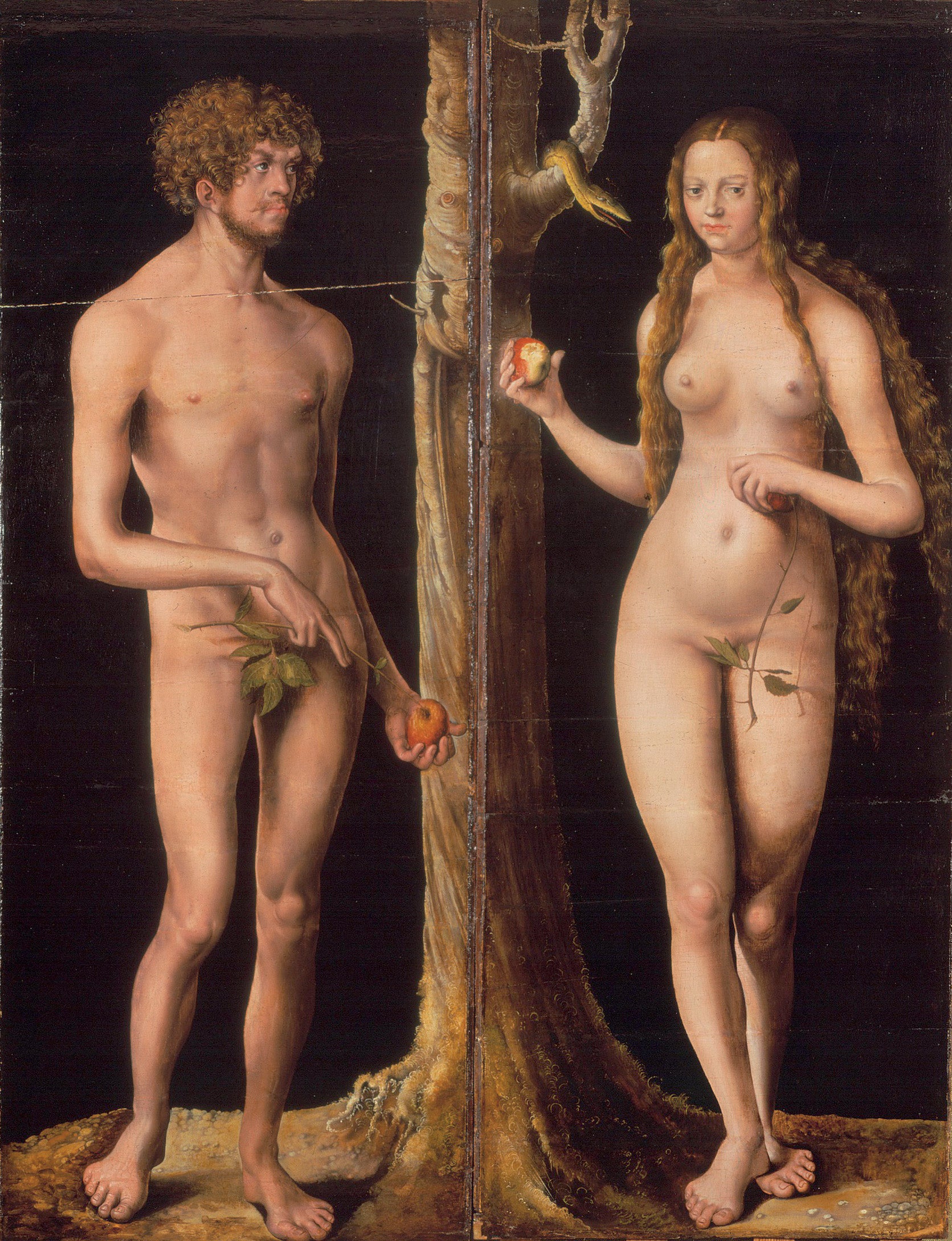 Adam et Ève - Lucas Cranach the Elder